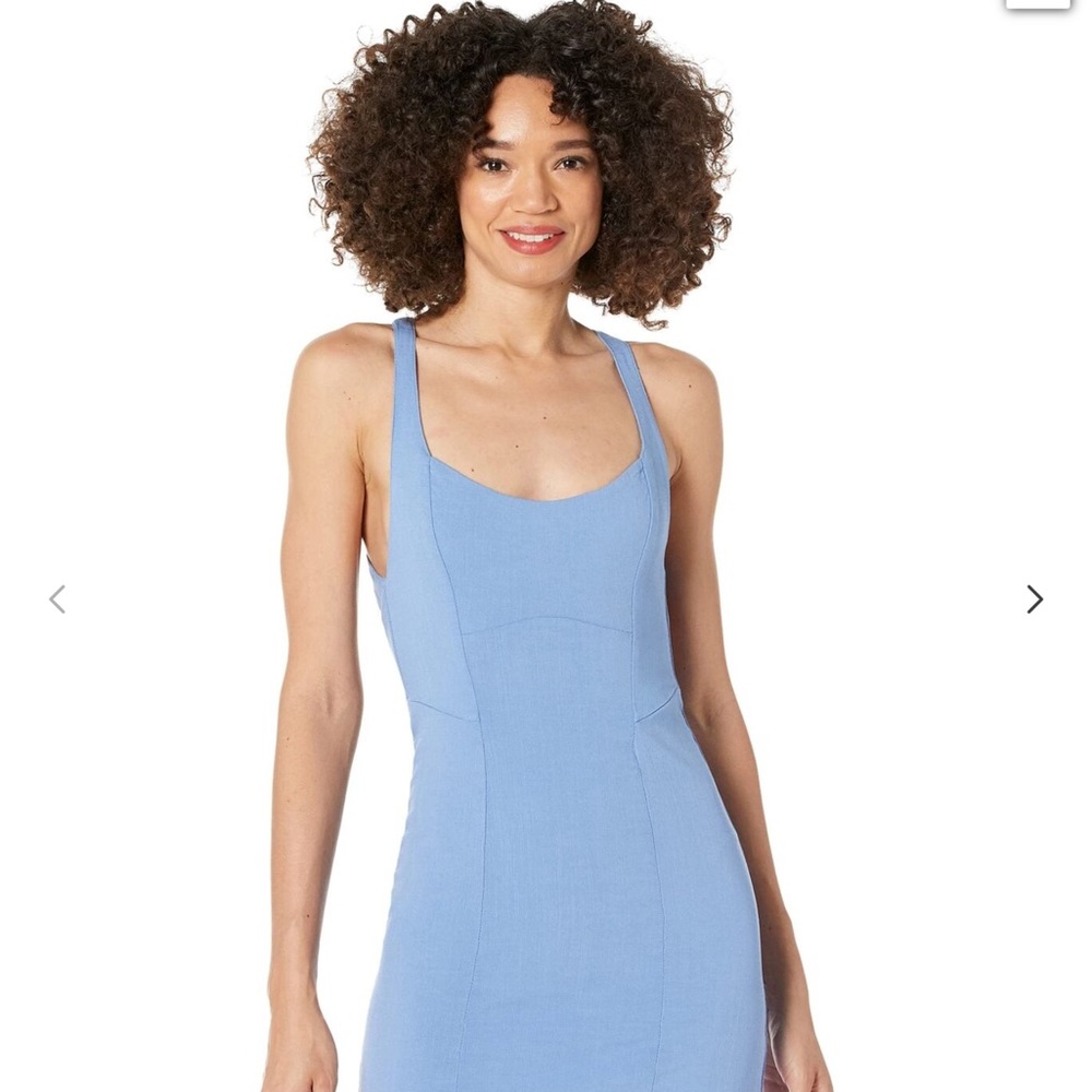 Free People All aboard blue dress, Sz M 🐳
